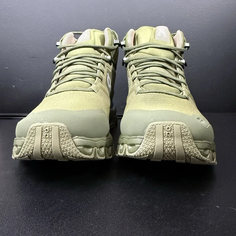 On Cloud CloudRock Waterproof‎ Hiking Boot Sneaker Women's Size 5 Olive Green